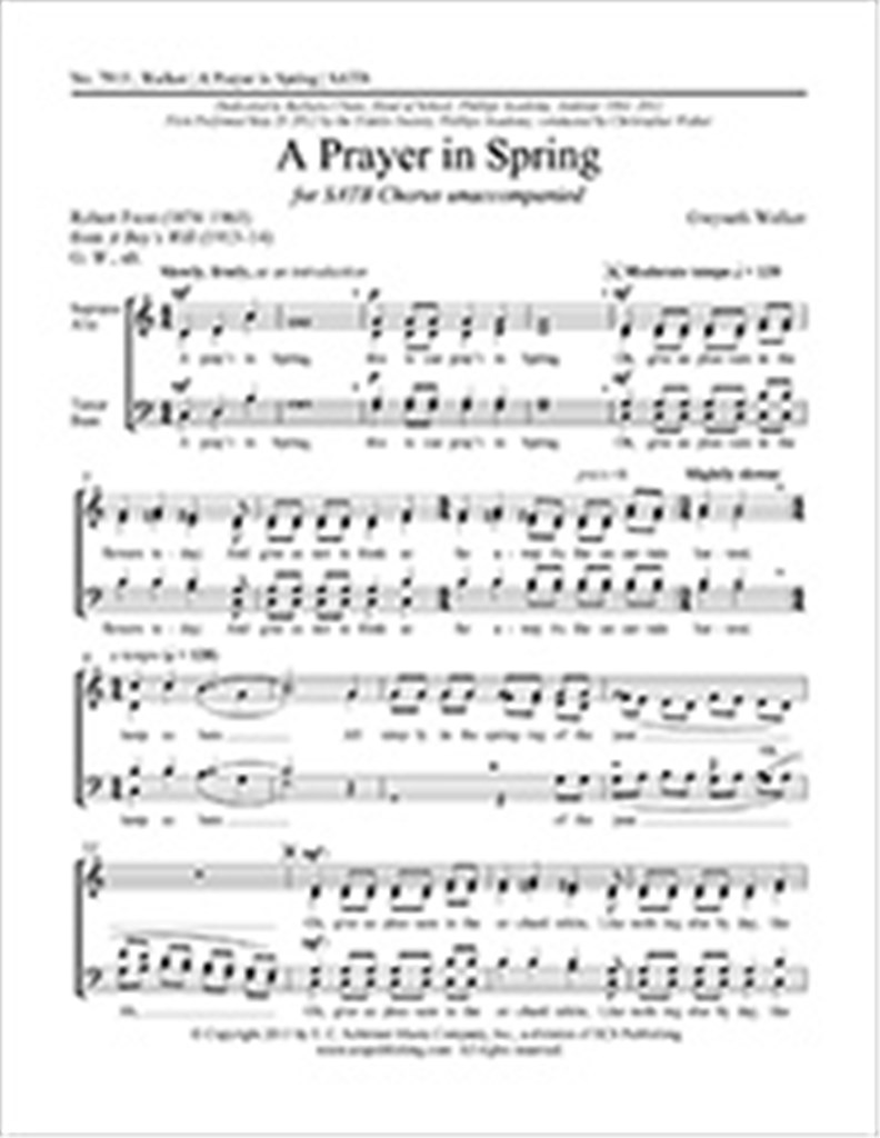 A Prayer in Spring
